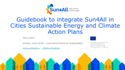 Guidebook to integrate Sun4All in Cities Sustainable Energy and Climate Action Plans
